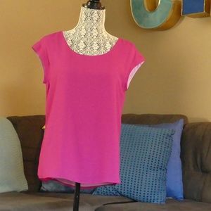 EXPRESS Silky Reversible Gramercy Blouse